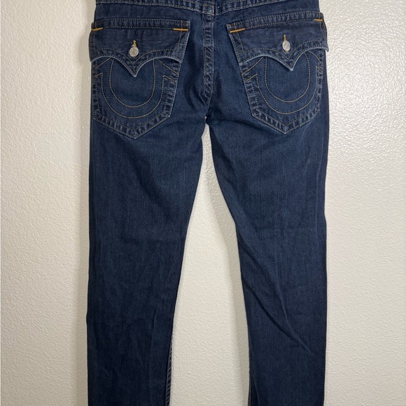 True Religion Acid Wash Denim Size 33 Jeans 100% Cotton Made In Mexico. - Picture 6 of 11